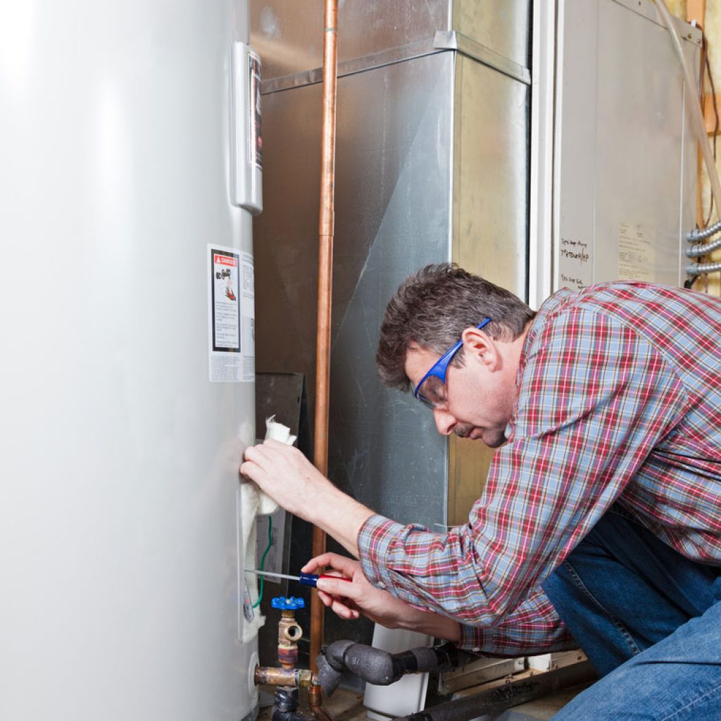 repairing a water heater